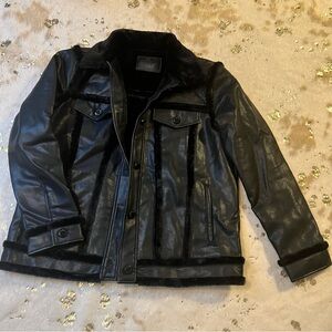 NWOT Blank NYC Faux Fur Black Winter/ Fall Fashion Warm Jacket